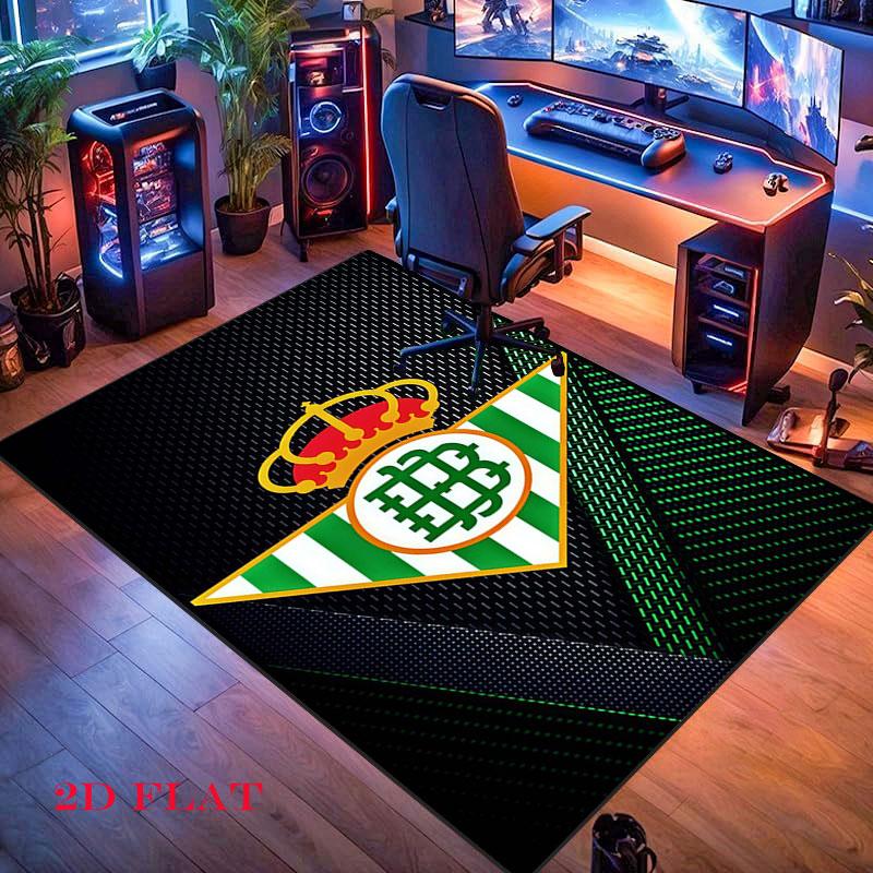 Betis Poster Carpet Rug for Living Room Bedroom Home Sofa Decoration,Kids play Nonslip Floor Mat