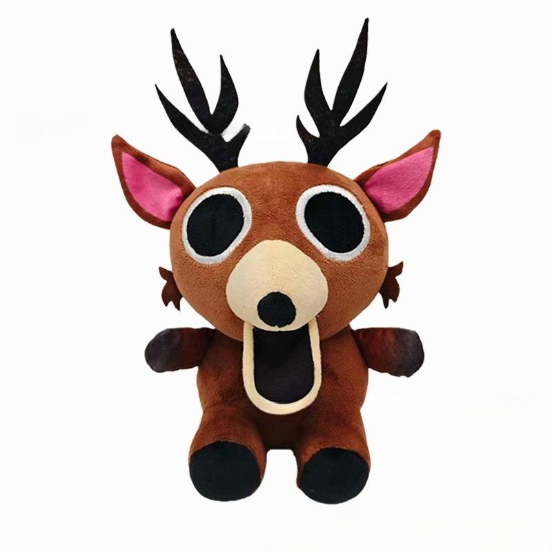 New 99 Nights in The Forest Plush Toy Deer Stuffed Animal Doll Cute Anime Game Peripherals Room Decoration Birthday Gift for Fan