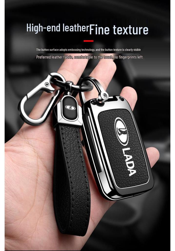 Compatible with Lada Key Cases: Granta Vesta, Ragnasi X-ray. Includes Car Bags & Metal Buckles.