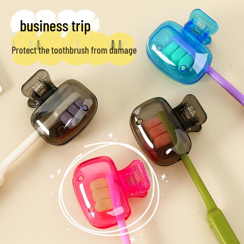 Travel Toothbrush Head Protective Cap - Portable Electric Toothbrush Cover & Dust Storage Solution