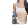 Women's Slimming Modal Ribbed Cotton Lace Trim Camisole - Conceals Underarm Flaws