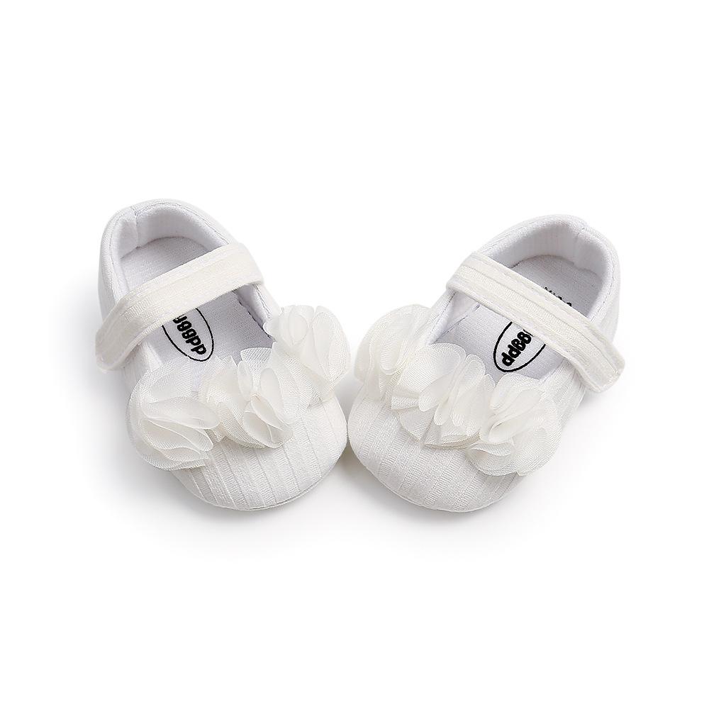 MYGGPP Small Flower Woolen Baby Princess Shoes Baby Shoes Soft Soled Toddler Shoes