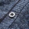 New Autumn And Winter Fashionable Warm Knitted Button Cardigan Sweater Jacket For Men Large Size Solid Color Loose Casual Jacket