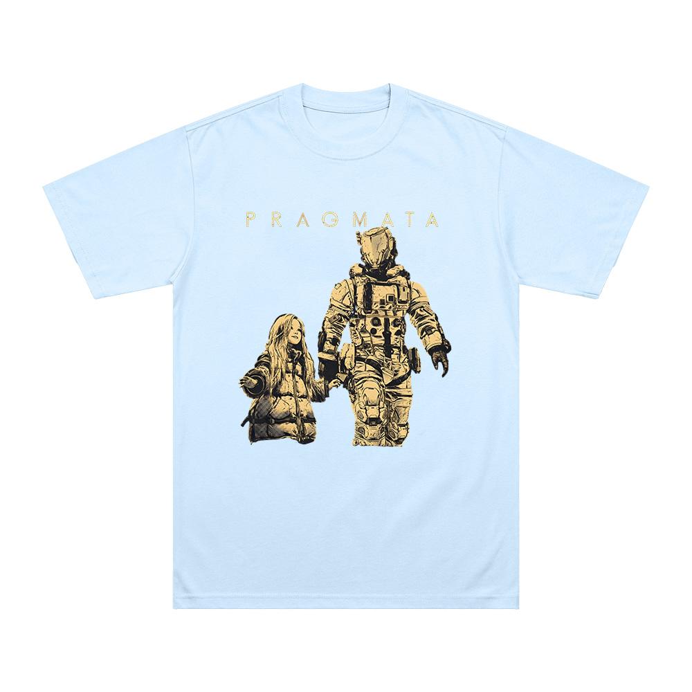Pragmata Videospiel Astronaut Grafik T-Shirt Gamer Geschenk Hohe Qualität Reine Baumwolle T-Shirts Mode Unisex Bequeme Lockere Kleidung