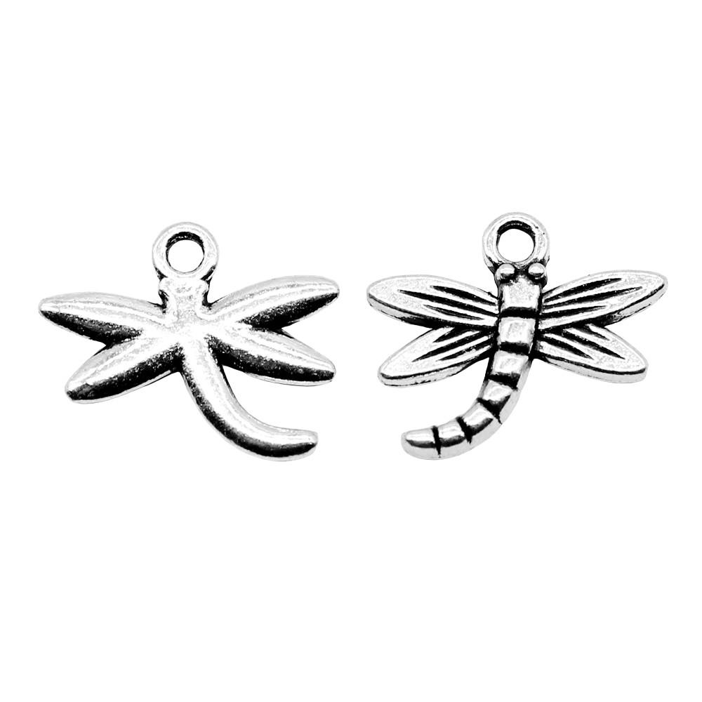 Dragonfly Charms Vintage Alloy Pendants For Insect Themed Handmade Jewelry Supplies