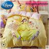 Girls' Frozen Princess Cartoon Cotton Bedding Set - 3 Pieces