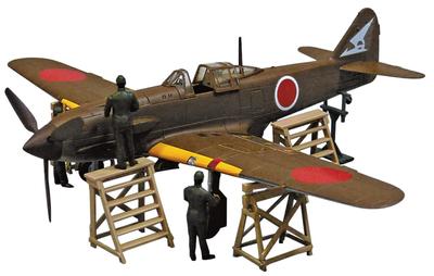 AOSHIMA Aircraft Series Type 3 Hien Type 2 Kai Plastic Model Molding Color 1/72 No.2 Ki61-II