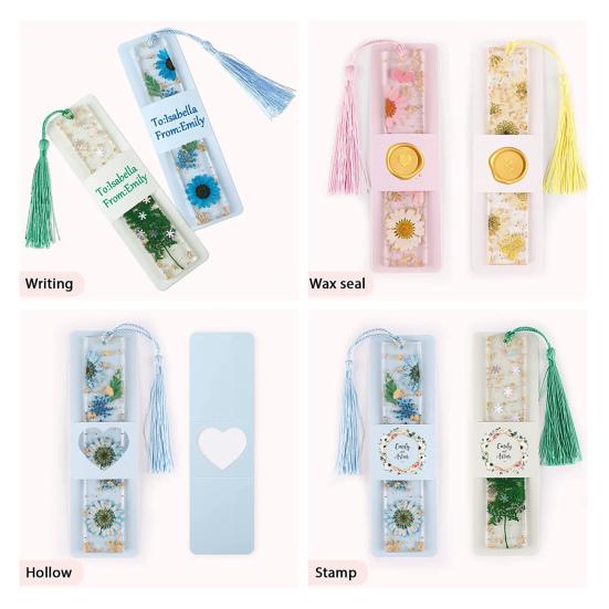 50 Stück DIY-Lesezeichen-Anzeigekarten. Personalisieren Sie Ihre Lesezeichen. Umweltfreundliche Lesezeichenkarten mittlerer Größe