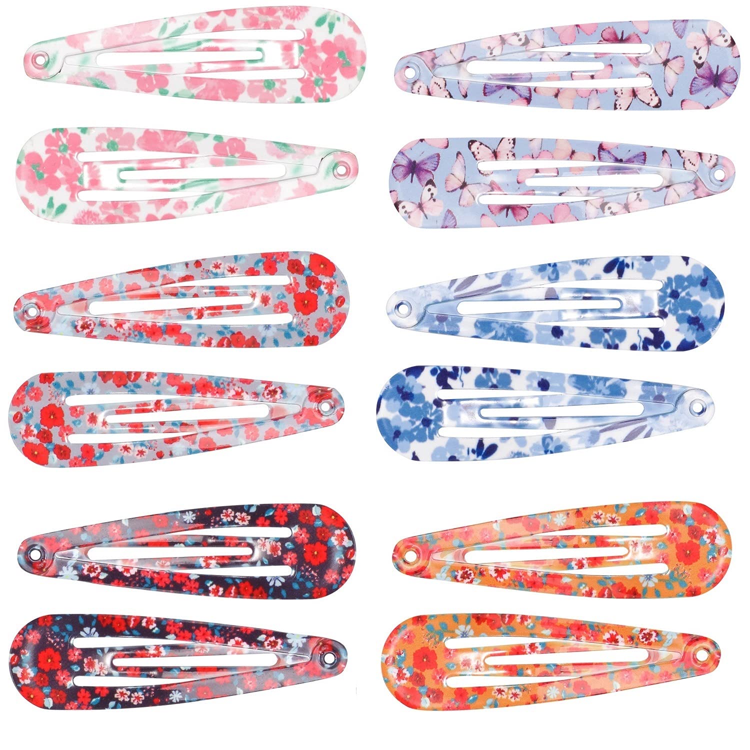 

LYXOTO Заколки для волос для девочек, набор из 12 штук, идеально подходят для челки, Детские заколки, Аксессуары для волос, Украшения для волос, Заколки, Шпильки, Волосы девочек