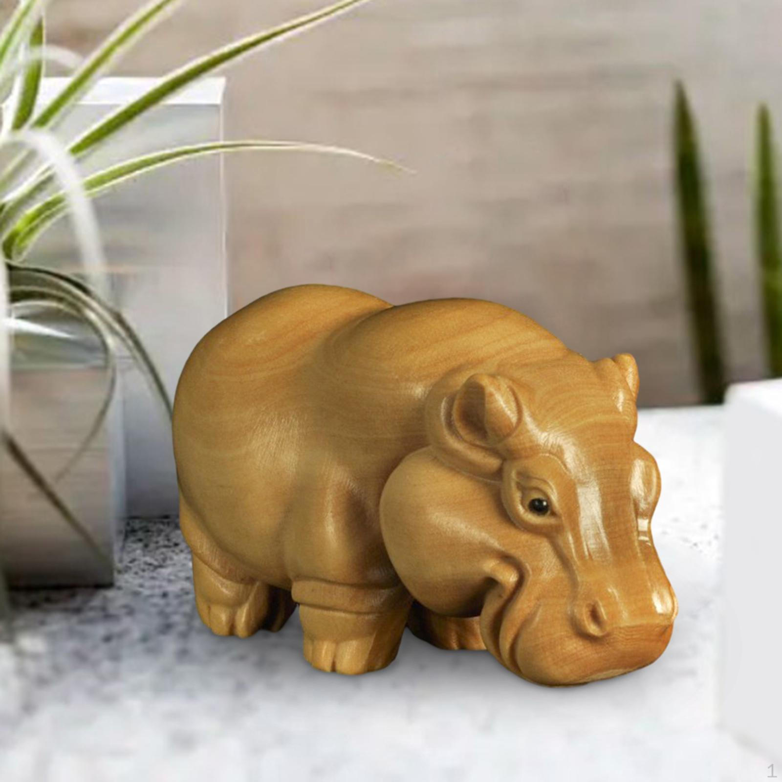 Деревянная фигурка животного, ручная работа, для домашнего декора C
