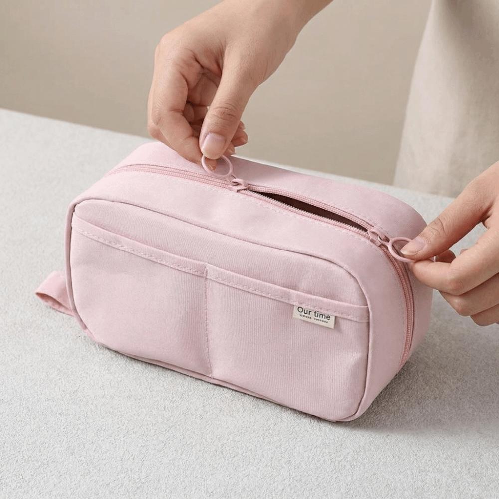 Portable Pen Organizer Large Capacity Stationery Pencil Case Ins Students Stationery Bag School