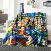 1pc One Piece Adventure flannel Blanket for Super Soft Cute Comfort Blanket for Travel Bedding Couch Sofa Blanket Y8253
