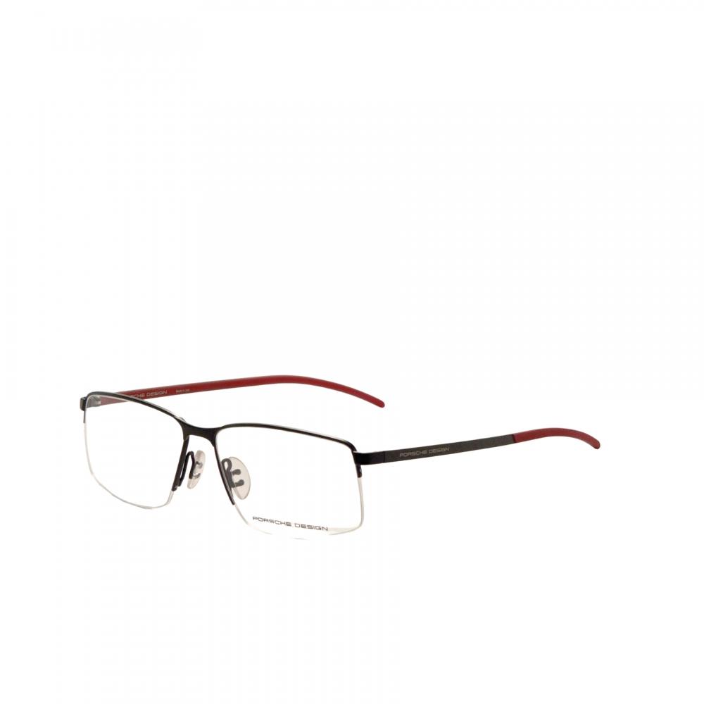 PorSche DeSign Men S 58mm Black And Red opticalS