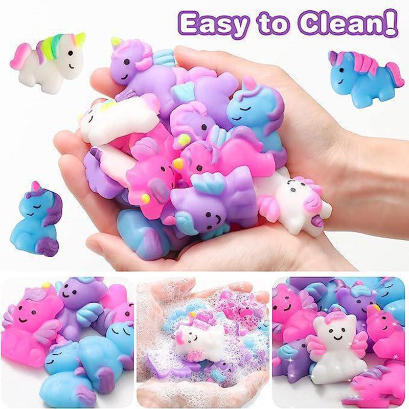 10/20/30/50PCS Unicorn Squishies Mochi Squishy Toys For Kids Antistress Ball Squeeze Party Favors Stress Relief Toys Kawaii Gift