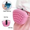 Outdoor Portable Dog Training Silicone Waist Pack Pet Feeding Snack Bag Food Storage Dog Training Supplies