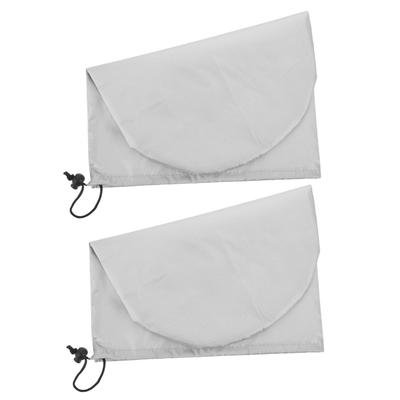 Healifty 2pcs Reverse Mirror Cover Dash Cam Kit Screen Reflective Visibility Exterior Rearview Mirror