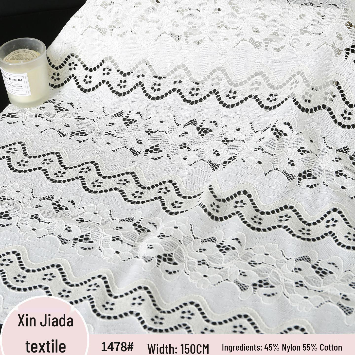 High-Quality Soft Lace Fabric for Clothing, Underwear, Curtains, and Decorations