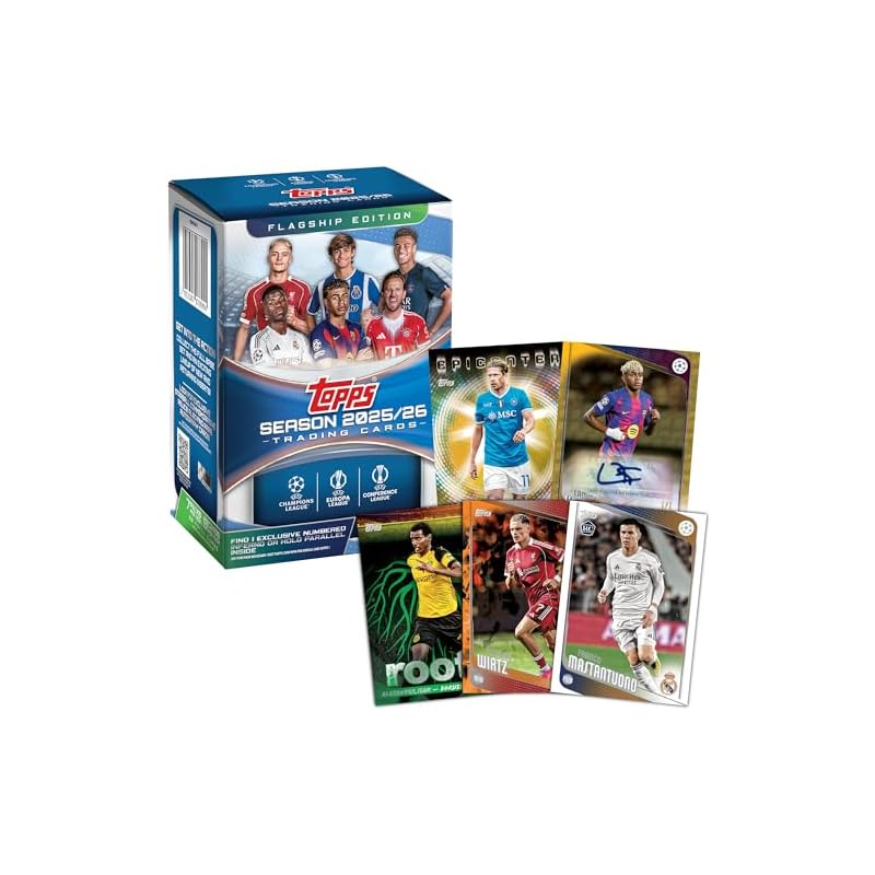 2025-26 Topps UEFA Club Competition Football - Factory Sealed - Value Box