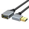 USB 3.0 Extension Cable Right Angle Connectors 5Gbps Data Transfer for Webcams Printers Keyboards Mouse Flash Drive