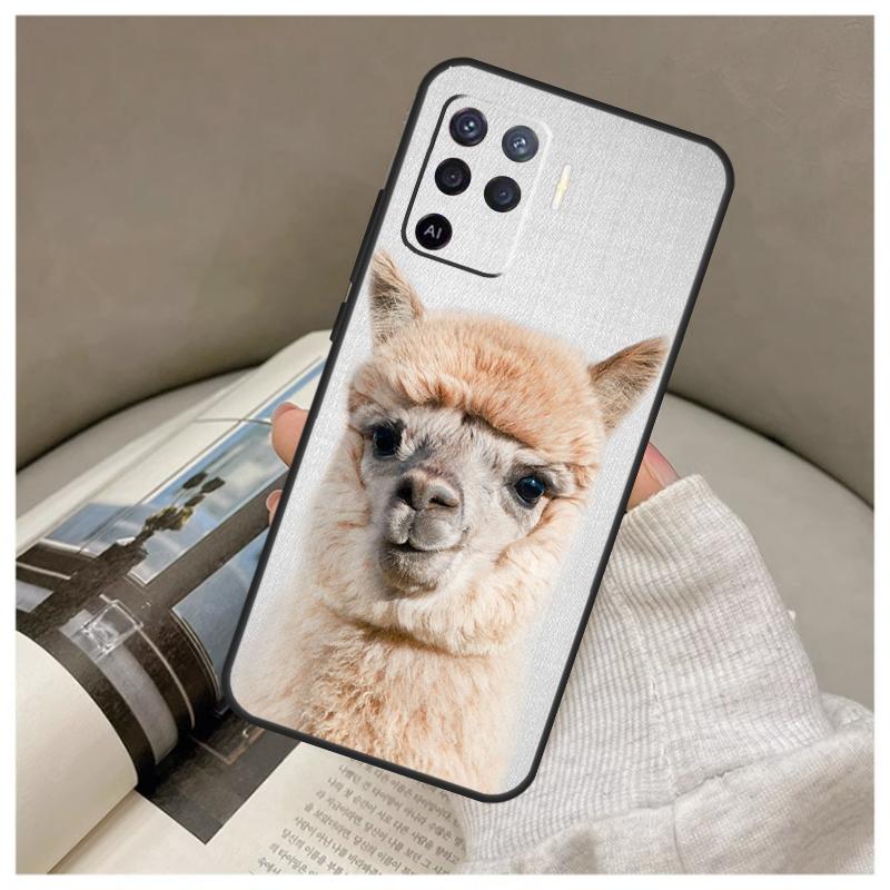 Lama Llama Alpaca Case For Oppo A80 A60 A40 A5 Pro A15 A16 A17 A57 A77 A94 A74 A54 A76 A96 A18 A38 A58 A78 A98