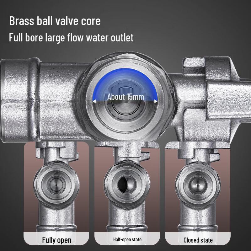 Submarine Brass Angle Ball Valve