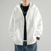 Men's Spring/Autumn Hooded Cardigan Sweatshirt - Casual Loose Fit American Style Sportswear.