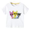 Summer Sprunki Kids Clothes Incredibox Boys Girls  T-shirts Cartoon Game Character Print Tops Cool Comfortable Short Gift