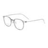 Danyang 5822N Women's Retro Small Frame Myopia Glasses, Ultra-Light Transparent Pure Titanium Frame