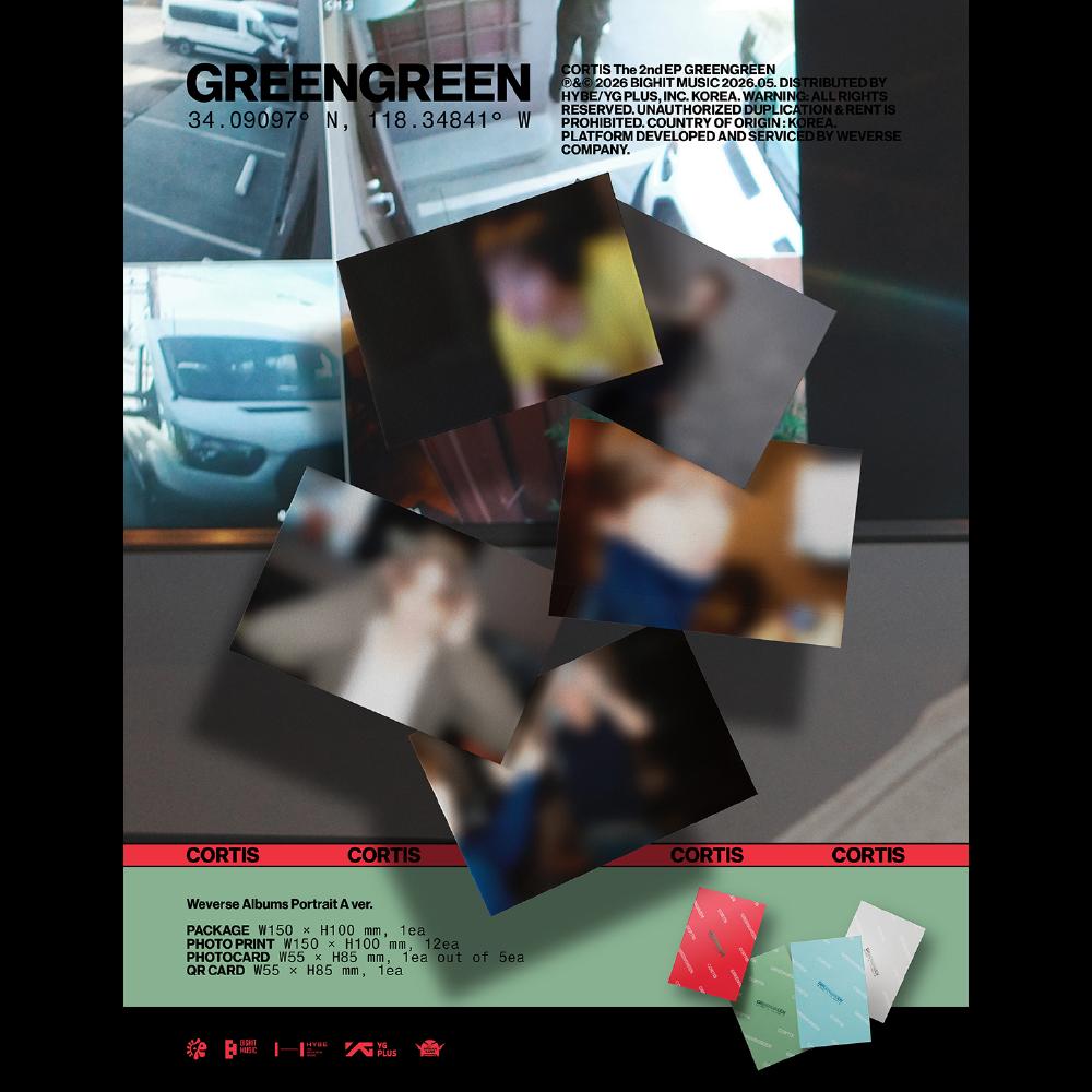 Pre-order CORTIS The 2nd EP GREENGREEN Album Weverse Albums ver. & SHOP POB