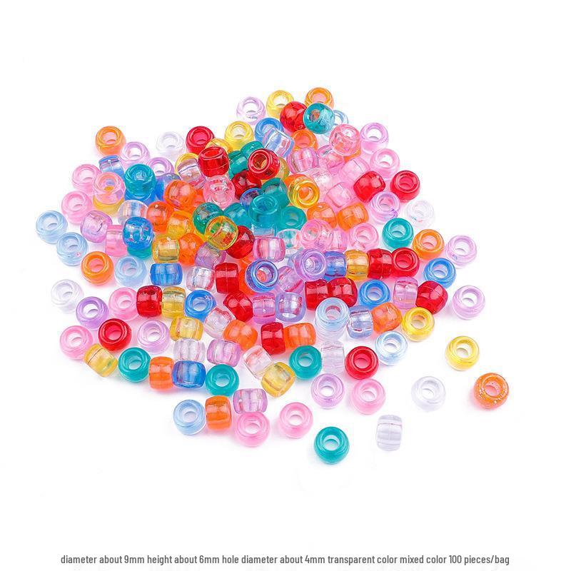 

Colorful Large-Hole Acrylic Rice Beads for DIY Jewelry Making Approx. 100 pieces/package