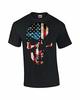 American Flag Skull Americana Skeleton Head Patriotic Patriot Cool Red White