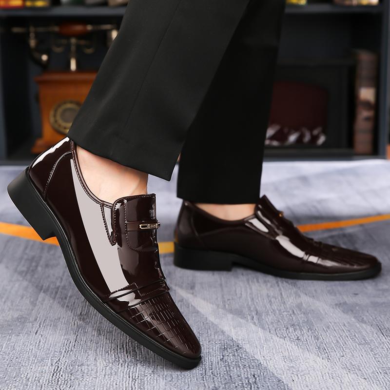 Fashion Fashion Men's Loafers Slip-On Dress Shoes for Business Casual Comfortable Barber Shoes for Men Classic Penny Driving Moccasins