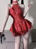 Women Sexy Lingerie Costume French Apron Maid Dress Cosplay Servant Lolita Hot Babydoll Dress Uniform Erotic Role Play Costume