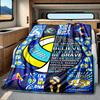 Volleyball American Flag Blanket Personalized Name Soft Comfortable Stylish Blanket Car Blanket Perfect For Travel Camping Outdoor Home Suitable For