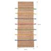 Tapis - Jute et laine - Lignes colorées - 50x150 cm - Intérieur