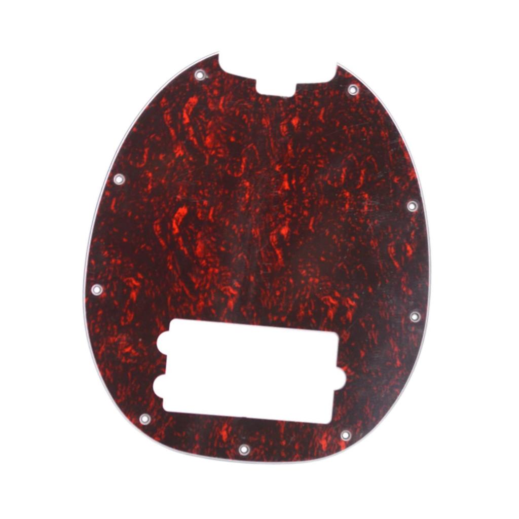 Bass Pickguard 9 Hole Accessory Protection Replacements PVC Bass Guitar Pickguard