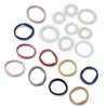 18pcs Spiral Hair Ties Band Kit Traceless Girl High Elasticity Rope Telephone Wire for Ponytail