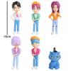 Q Version K-pop Figure 6Pcs/Set In Stock Saja Boys Creative Sculptures Desk Ornaments for Office Decoration Christmas Gift