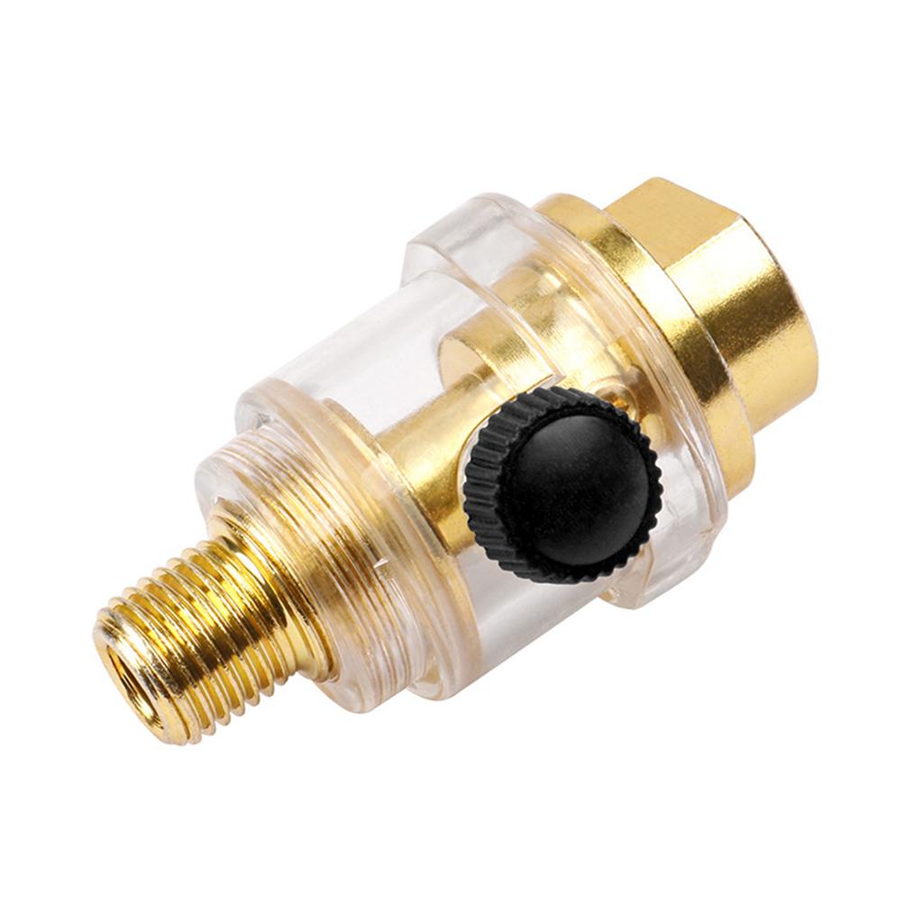 Air Line Lubricator Mini In-line Air Tool Oiler 1/4"NPT Inlet and Outlet for Air Prevent Corrosion Improve Efficiency