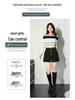 2025 Korean Style: Women's Slimming High Waist A-line Skirt Pants, Bootcut Wide Leg Casual Shorts, for Spring and Autumn