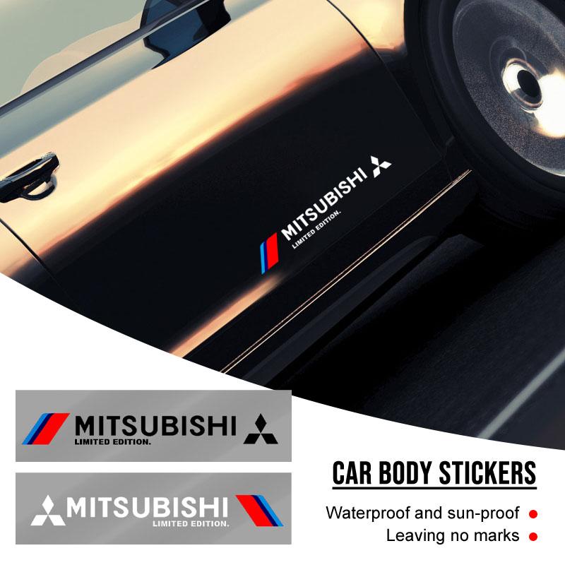 Car Body Decoration Stickers Door Personalized Sporty Stickers Auto for Mitsubishi Pajero Outlander Montero Lancer Triton L200 SR1
