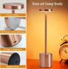 Portable Rechargeable Bedside Lamp with Touch Control and 3-color Adjustable Suitable for Restaurants Terraces Bedrooms