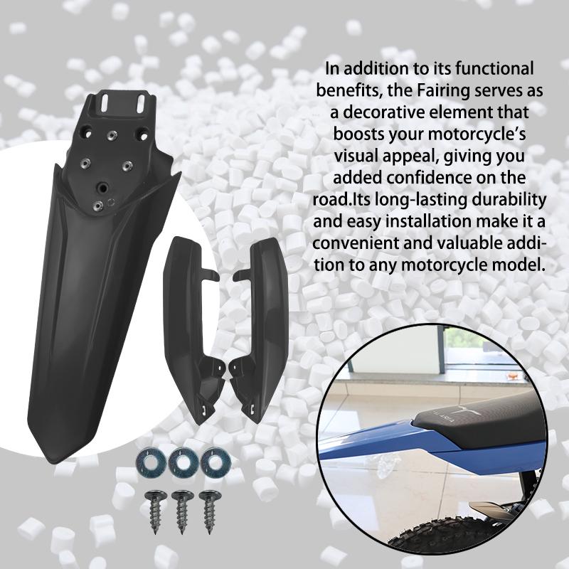 LESQUE Pit Dirt Bike Rear Seat Cushion Fairing Kits Fender Cover Mudguard For TALARIA Sting R MX4 X3 Electric Bikes Scooter