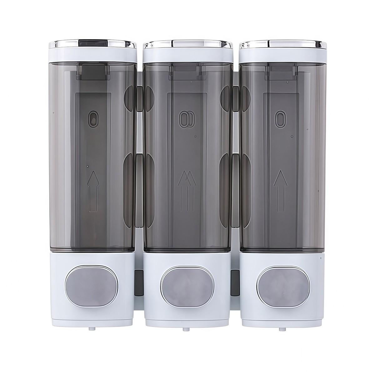 

Anti-slip Button 300ML Pump Bottle Wall Mounted Soap Dispenser белый