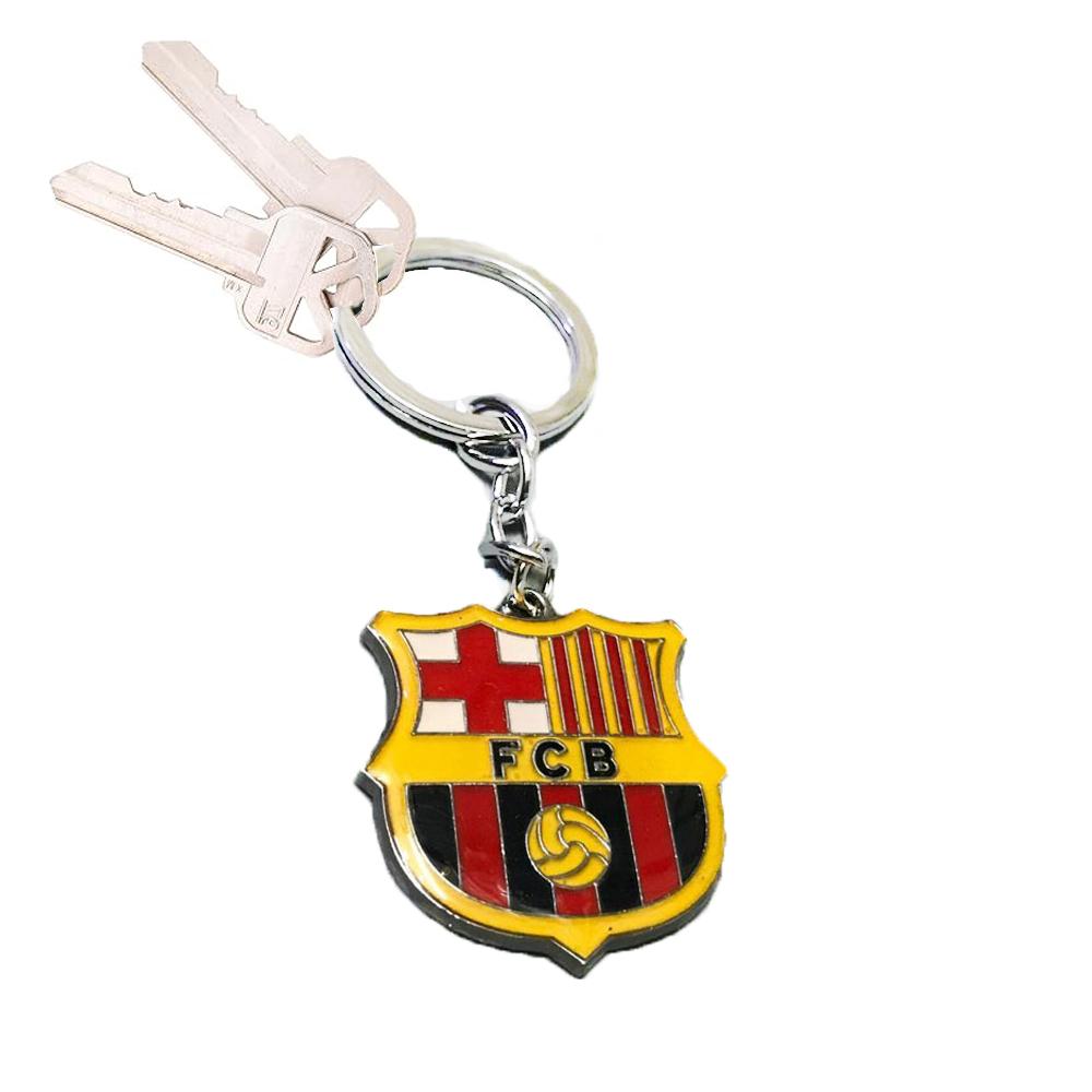 Barcelona Fotballag Premier League Metall Logo Anheng Nøkkelring For Fans