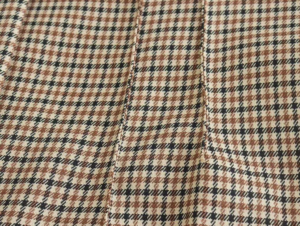 2024 Women's Winter Plaid Double-Breasted Suit Jacket & Straight Skirt - European & American Style