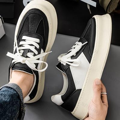 Mode 2025 Frühling Neuer Modetrend Atmungsaktive Lässige Dicksohlige Sportschuhe für Herren Bequeme Vielseitige Low-Top Plateau-Sneaker