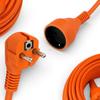 Przedłużacz ogrodowy 50m 3x2,5mm² gruby pomarańczowy kabel budowlany