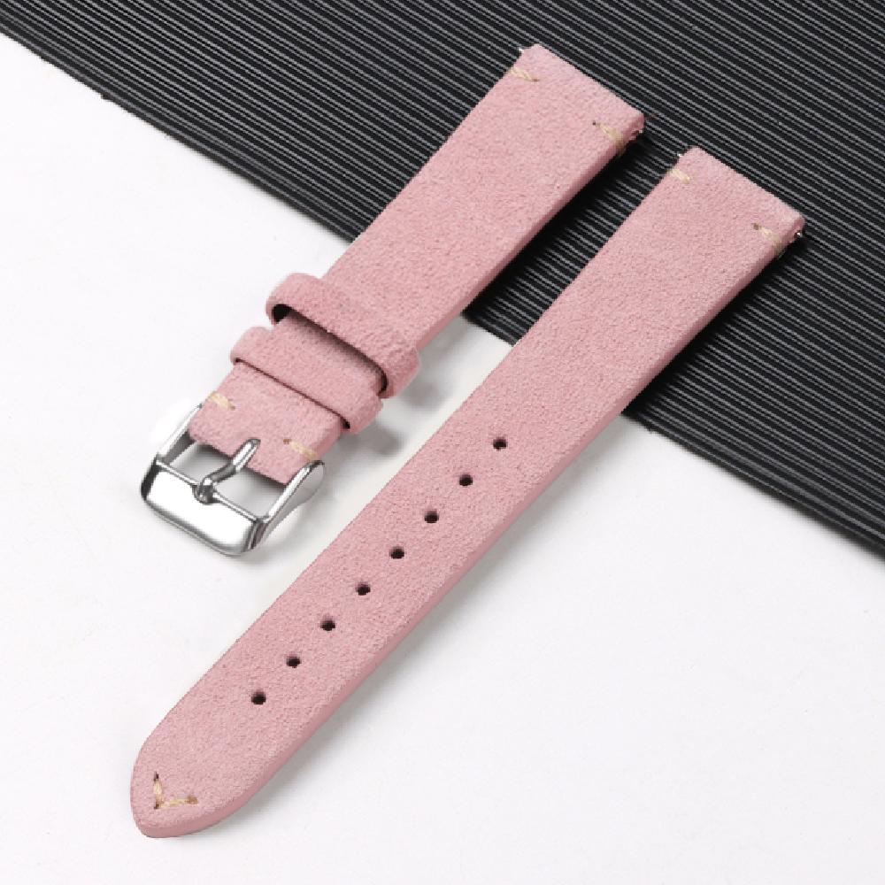 Genuine Suede Leather Watch Strap Quick Release Vintage Watchband 14/16/18mm 20mm 22mm Bracelet for Men Wrist Bands Accessories