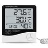 TK Electronic HTC-2 High Precision Digital Thermohygrometer with Probe for Indoor & Aquarium Water Temperature Measurement.